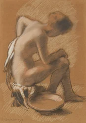 Femme à sa toilette