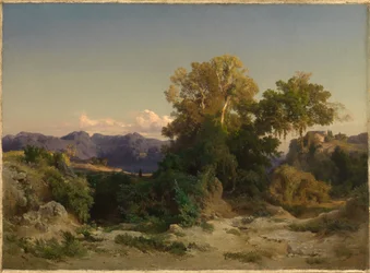 Paysage de la Campagne romaine