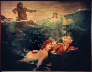 Dans le jeu des vagues