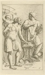 Apollon dans la forge de Vulcain