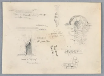 Croquis architecturaux de Chenonceaux