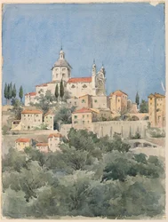 Église sur une colline