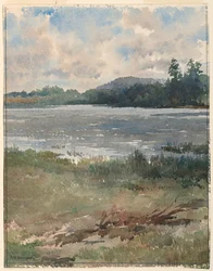 Paysage au bord du lac