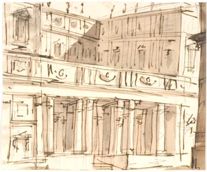 Palais avec colonnade