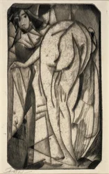Femme au bain et servante