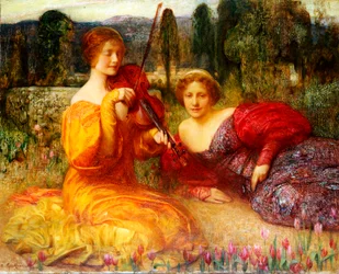 Musicienne du Silence, 1900