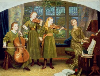 Le quatuor familial : Mme Vernon Lushington et ses enfants, 1883