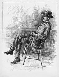 Portrait de Benjamin Peter Old Hutch Hutchinson, 1890