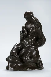 Homme et serpent