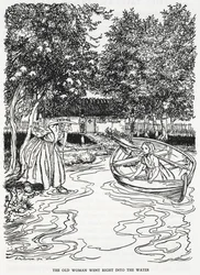 "La vieille femme est allée directement dans l