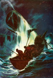 Le tigre des profondeurs (lithographie couleur)