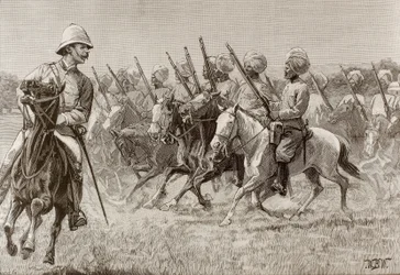 Empire britannique (XIXe siècle). Les nouveaux régiments de Birmanie. Compagnie d