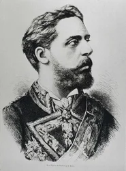 CARLOS VII, Carlos Maria de los Dolores de Borbon y Austria-Este (1848-1909). Prétendant carliste au trône d