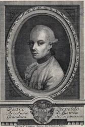 Léopold II, Saint-Empire romain germanique - Portrait de Pierre Léopold de Habsbourg-Lorraine, Grand-Duc de Toscane et Empereur romain germanique