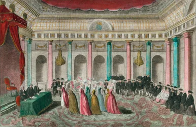 Cadeaux patriotiques, 27 septembre 1789 : les femmes des artistes les plus distingués se présentent à l