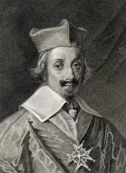 Portrait du cardinal de Richelieu .