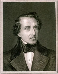 Portrait de Giacomo Mayerbeer (eau-forte)
