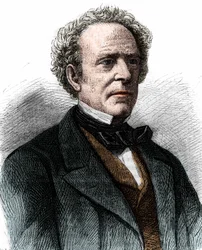 Portrait de Prosper Duvergier de Hauranne, homme politique français (1798 - 1881).