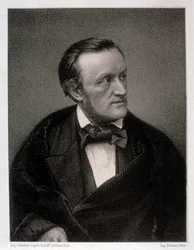 Portrait de Wilhelm Richard Wagner (eau-forte)