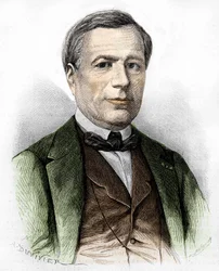 Portrait de Xavier MARMIER Écrivain, poète, voyageur, traducteur de littérature du Nord.