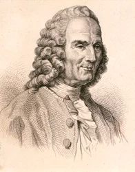 Portrait de jean Philippe Rameau (eau-forte)