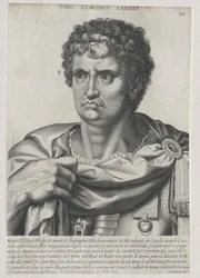 Empereur romain Néron (impression)