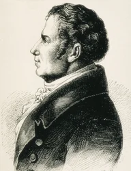 SCHLEGEL, August Wilhelm von (1767-1845). Théoricien allemand du romantisme (gravure)