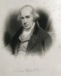 WATT, James (1736-1819). Portrait de James Watt. Gravure