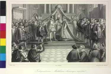 Mariage du roi Matthias Ier avec l