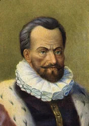 Portrait de Simon Stevin. Mathématicien belge.