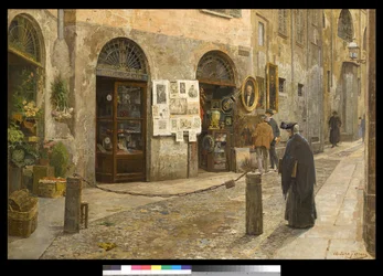 Via San Bernardino alle Ossa à Milan, Italie, 1912