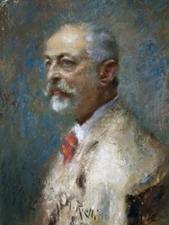 Portrait du sculpteur italien Giuseppe Sartorio (1844-1922)