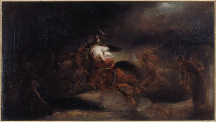 Lénore, les morts vont vite, ca. 1830 (oil on canvas)