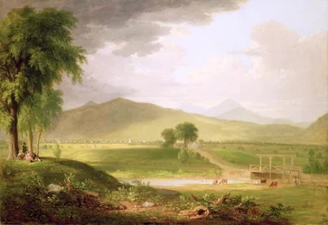 Vue de Rutland, Vermont, 1840