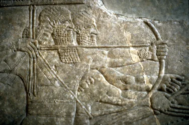 Le roi Assurnasirpal II lors d