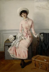Maggie prête à voyager