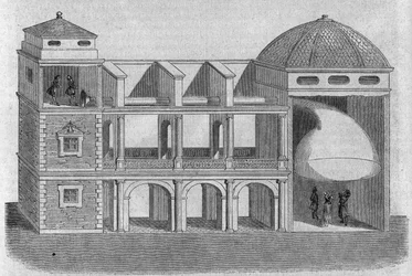 Cornet acoustique inventé par Athanase Kircher (ou Athanasius Kircheri) (1601-1680)
