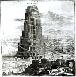 La Tour de Babel, 1679 (gravure)