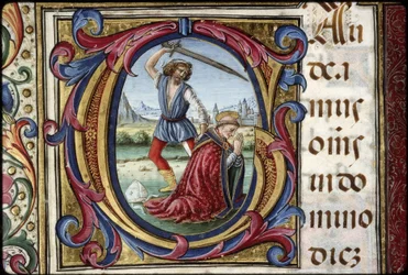 Missel de Thomas James : détail d