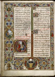 Missel de Thomas James : page une lettrine : l