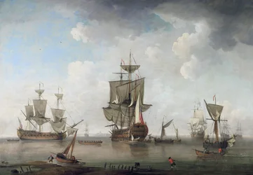 Hommes de guerre au port