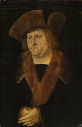 Brosamer (attr) Portrait du maire Hans Leitgeb 1506