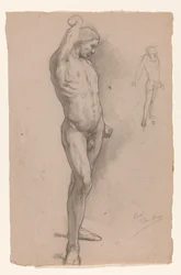 Homme nu, de face