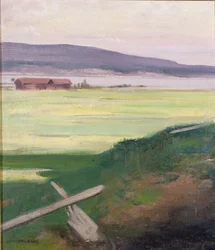 Paysage avec un stile, Norrland, Suède