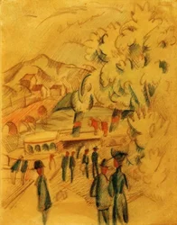 Le chemin vers le débarcadère