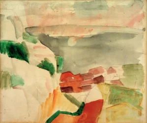 Paysage du lac de Morat