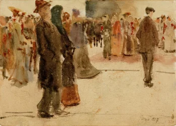 Scène de rue à Paris