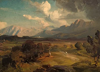 Paysage de contreforts