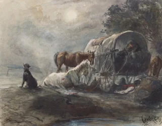 Nuitée dans la roulotte