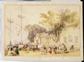 Place du village dans la baie de Hong Kong, planche 5 de 